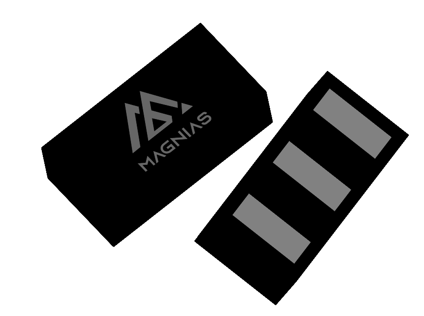 CSP0603-2L 3D package render