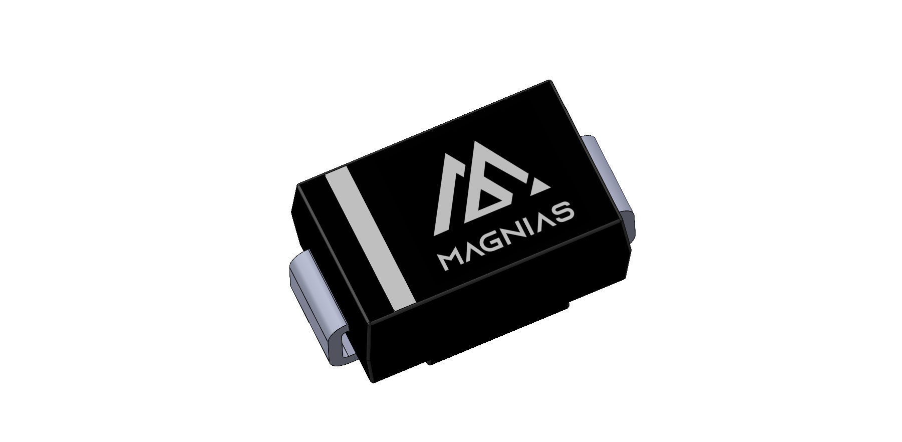 SMA(DO-214AC) 3D package render