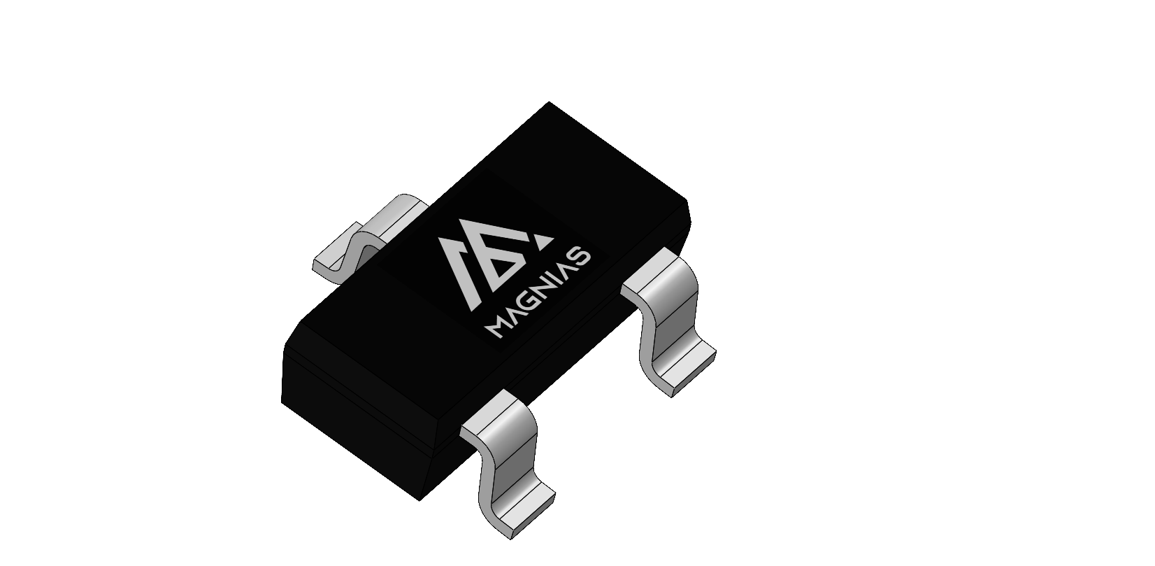 SOT23 3D package render